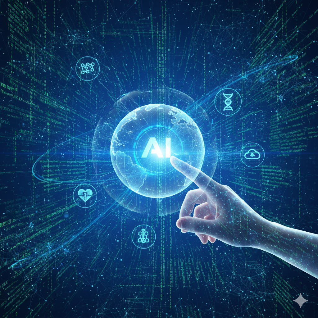 Conceptual illustration of AI agents
