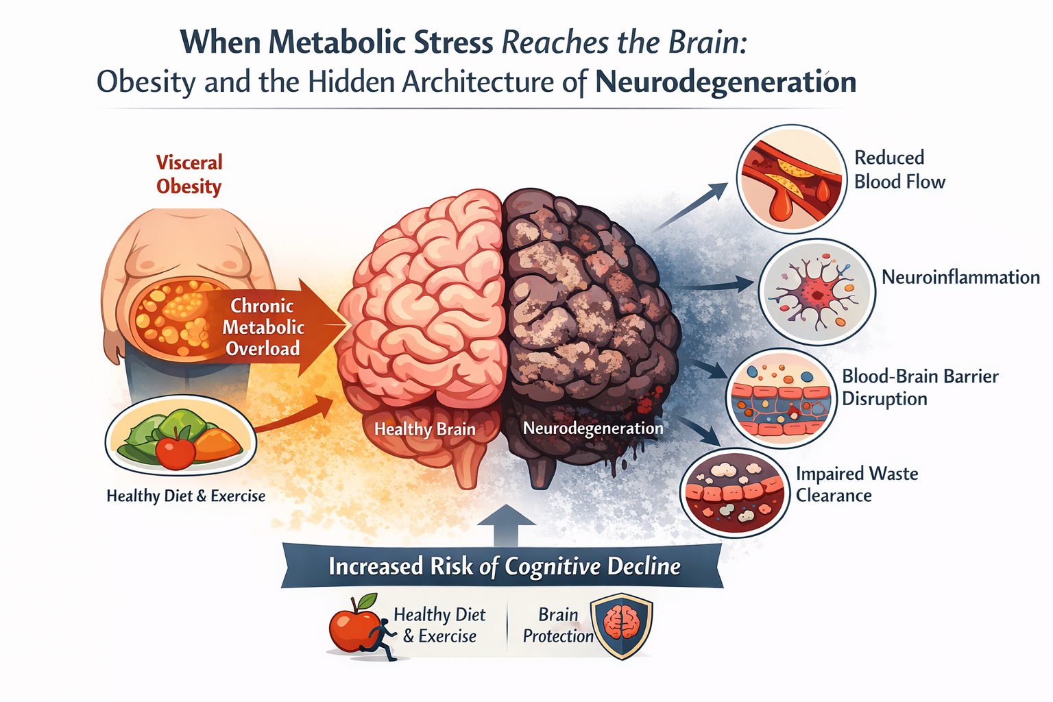When Metabolic Stress Reaches the Brain: Obesity and the Hidden Architecture of Neurodegeneration